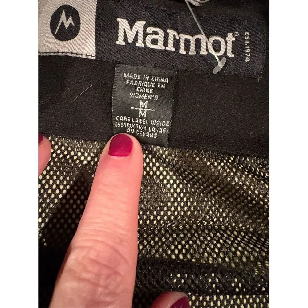 Marmot Women's Greenish Blue Lined Jacket Medium Hooded Casual Fall - Picture 14 of 16